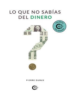 cover image of Lo que no sabías del dinero
